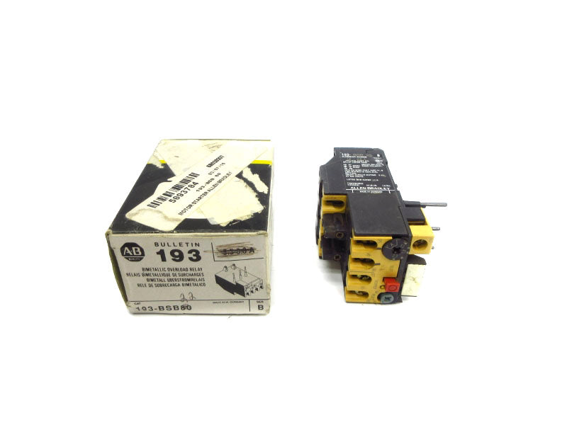 ALLEN BRADLEY 193-BSB22B SER. B 600V 1.5-2.3A (BK/YL) NSMP