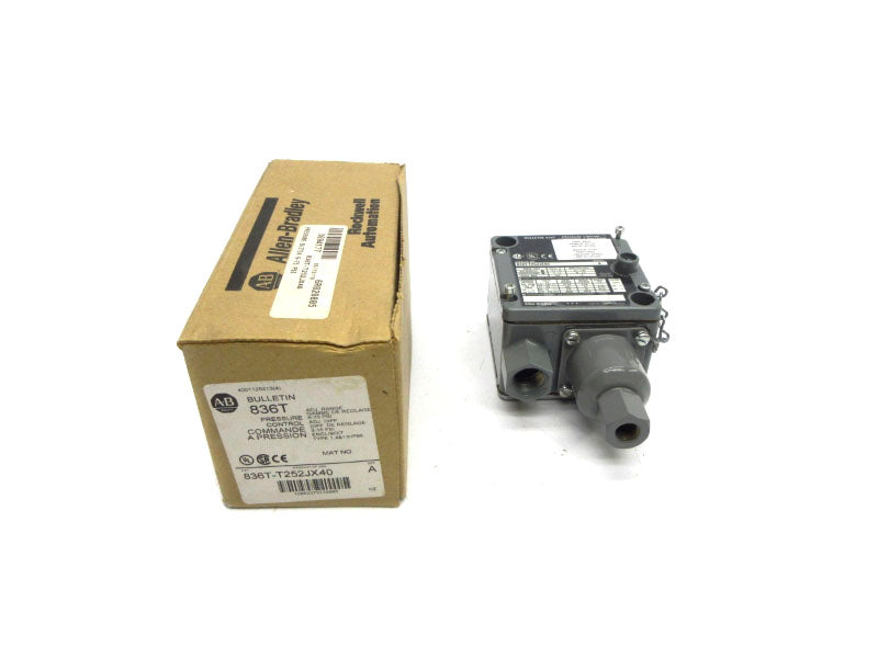 ALLEN BRADLEY 836T-T252JX40 SER. A 120-240V 30A 200PSI (BR/WH) NSMP