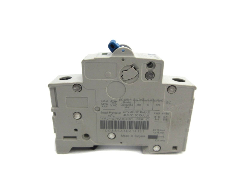 ALLEN BRADLEY 1492-SPM1C010 SER. D 277VAC 1A NSNP