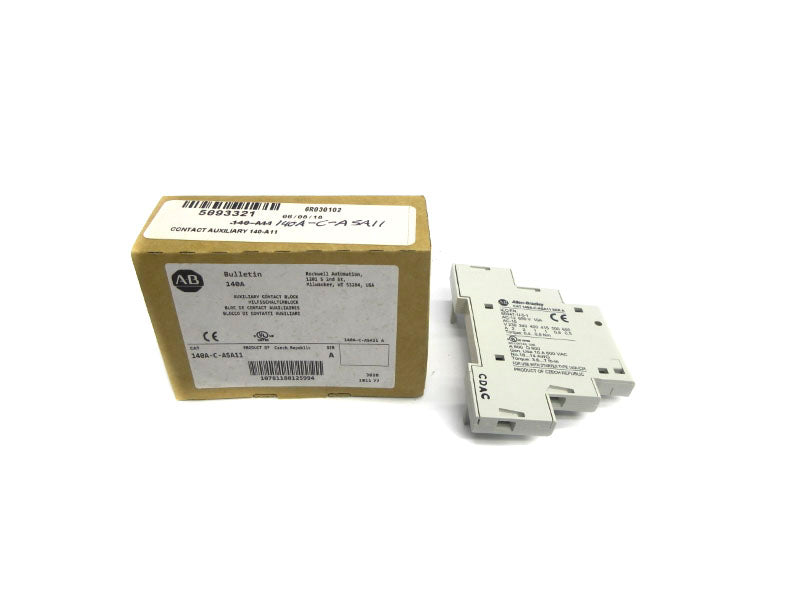 ALLEN BRADLEY 140A-C-ASA11 SER. A 600VAC 10A (BR/WH) NSMP