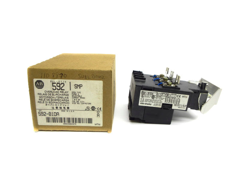 ALLEN BRADLEY 592-B1DA SER. A 600V 1.0-2.9A (BR/WH) NSMP