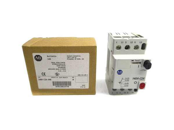 ALLEN BRADLEY 140A-C2A-A40 SER. A 690V 0.25-0.40A (BR/WH) NSMP
