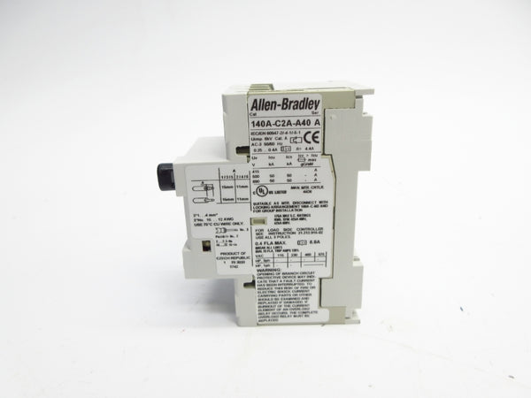 ALLEN BRADLEY 140A-C2A-A40 SER. A 690V 0.25-0.40A (BR/WH) NSMP