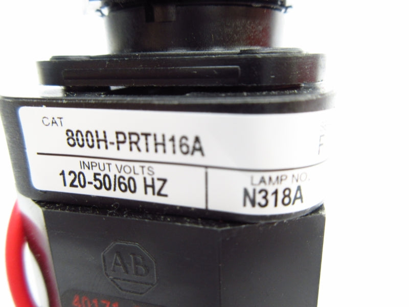 ALLEN BRADLEY 800H-PRTH16A SER. F 120V NSMP