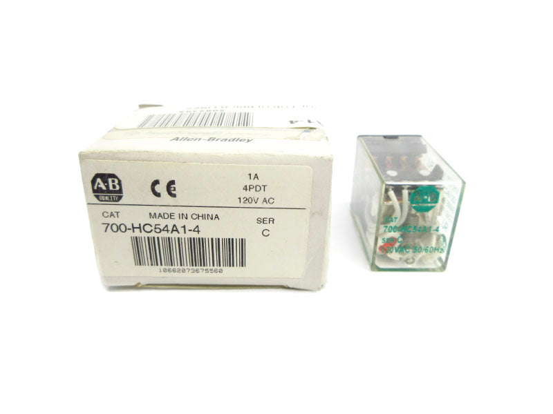 ALLEN BRADLEY 700-HC54A1-4 SER. C 120VAC 1A (WH) NSMP