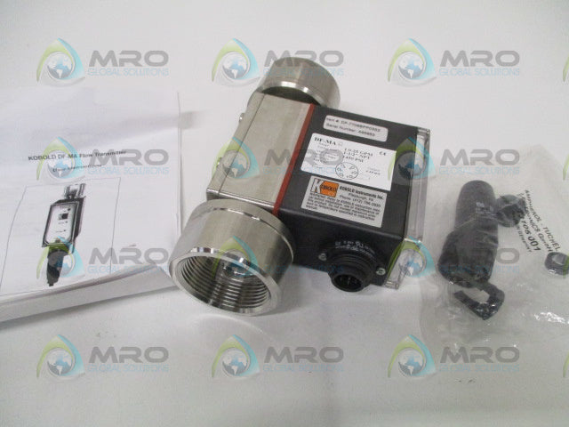 KOBOLD DF-MA DF-7709BPP03S2 FLOW TRANSMITTER 1.0-25 GPM *NEW NO BOX*