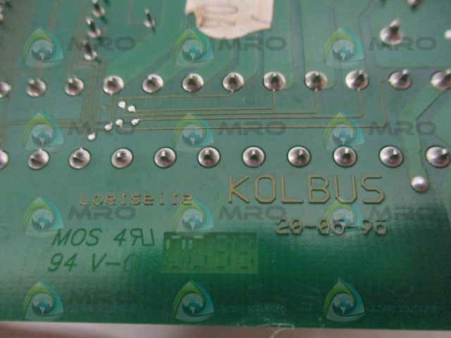 KOLBUS 20-06-96 CIRCUIT BOARD *NEW NO BOX*