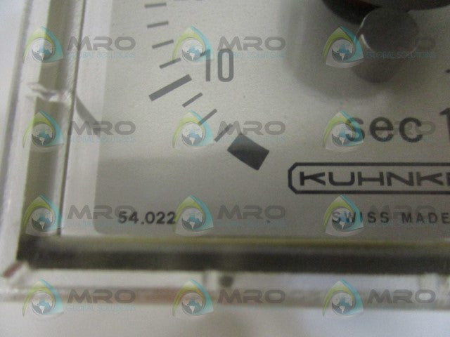 KUHNKE 54.022 PNEUMATIC TIMER 0-100 SEC. *NEW NO BOX*