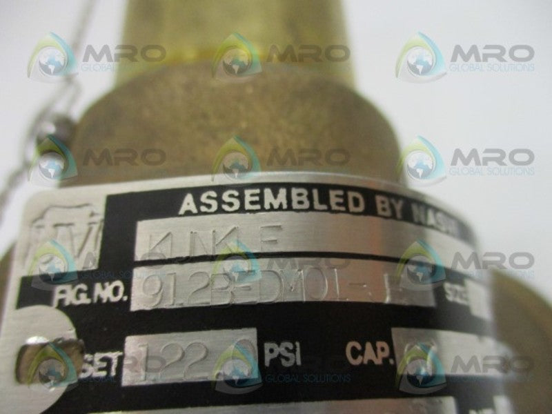 KUNKLE 912BEDM01-JE SAFETY RELIEF VALVE 3/4" *USED*