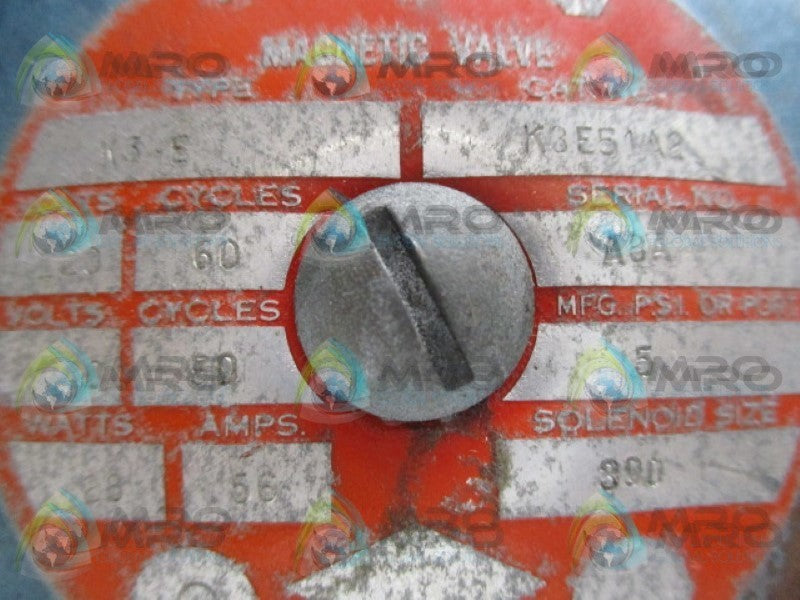 GENERAL CONTROLS K2E51A2 VALVE  UNMP