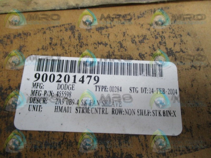 DODGE 455598 FAN SHEAVE  NSMP