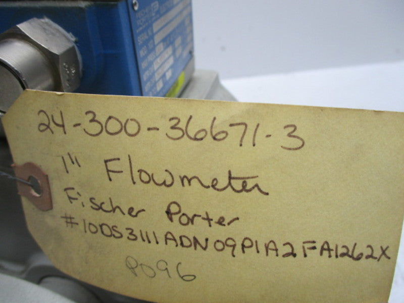 FISCHER PORTER S3111ADN09P1A2FA1262X FLOW METER  UNMP