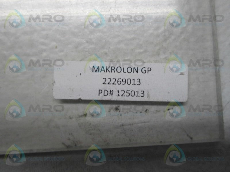 MAKROLON 22269013 GLASS CLOVER NEW NO BOX *