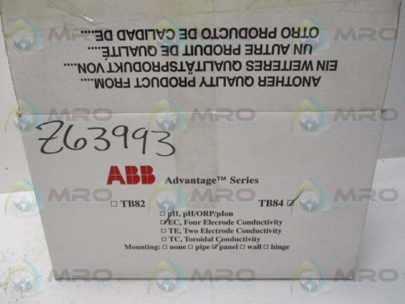 ABB TB84EC1000310 CONDUCTIVITY ANALYZER  NEW IN BOX *
