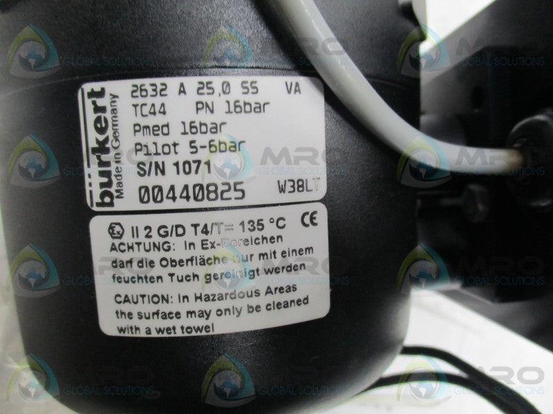 BURKERT 2632A25,0SSVA CONTROLLER  NSNP