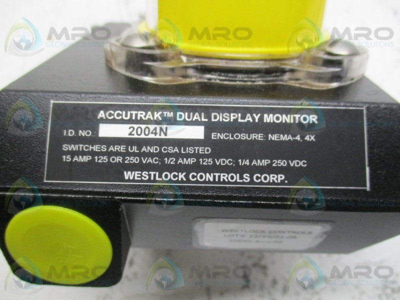 WESTLOK CONTROLS 2004N POSITION MONITOR ROTARY VALVE  NSNP