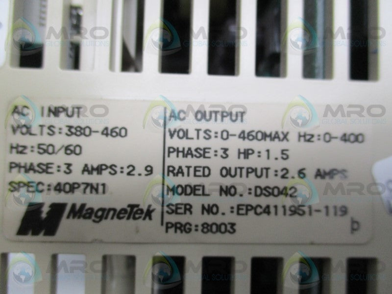 MAGNETEK GPD333-DS042 AC DRIVE  UNMP
