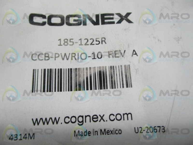 COGNEX CCB-PWRIO-10 185-1225R CABLE * NEW IN FACTORY BAG *