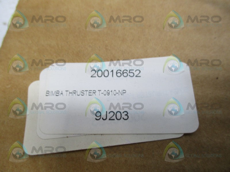 BIMBA T-0910-NP CYLINDER * NEW IN ORGINAL PACKAGE *