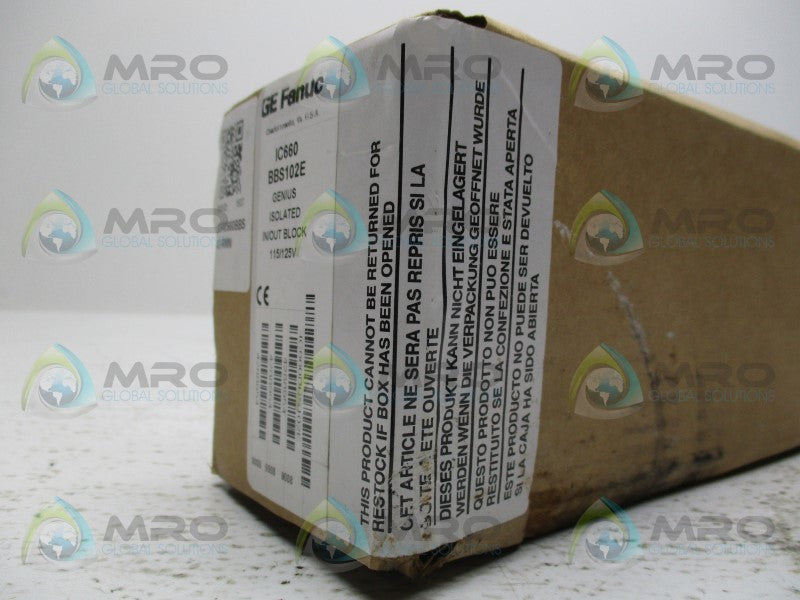 GE FANUC IC660BBS102E ASSEMBLY MODULE * FACTORY SEALED *