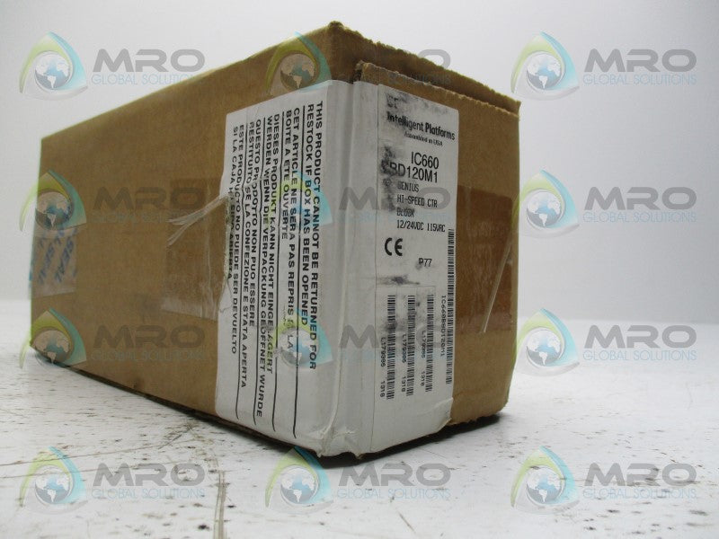 GENERAL ELECTRIC IC660BBD120M1 I/O ASSEMBLY MODULE * FACTORY SEALED *