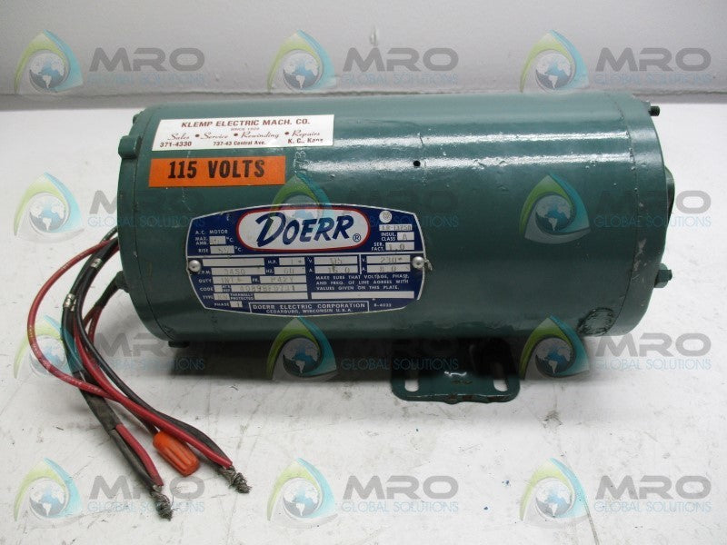 DOERR LR-13758 MOTOR * USED  *