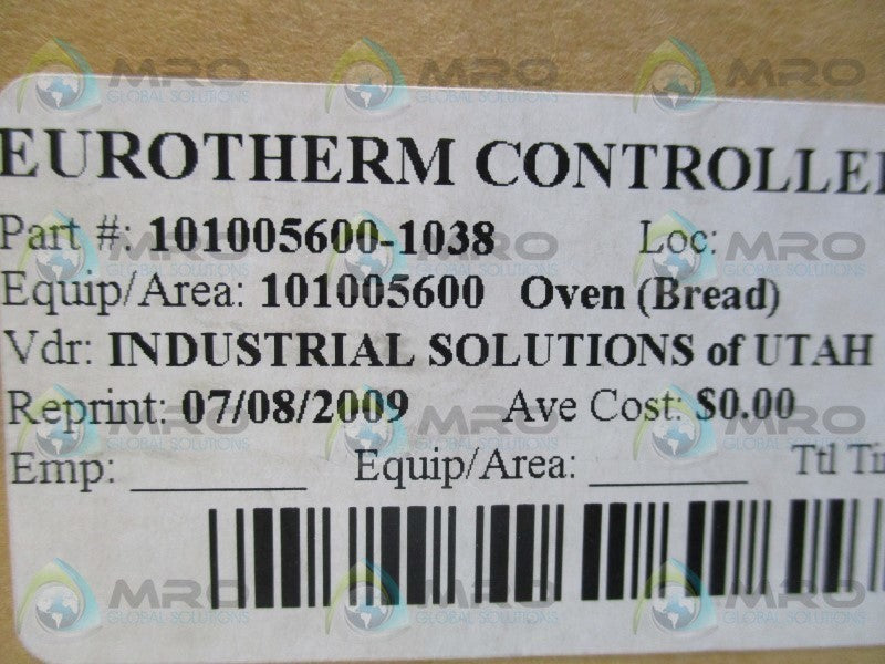 EUROTHERM 2404/CC/VH/XX/XX/XX/XX/XX/XX/XX TEMPERATURE CONTROLLER  NSMP