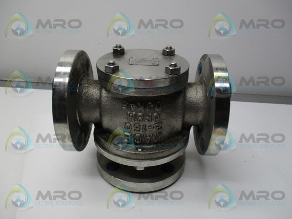KACE 2"MLR150-33RG-L 3-WAY FLANGED BALL VALVE * NEW NO BOX *