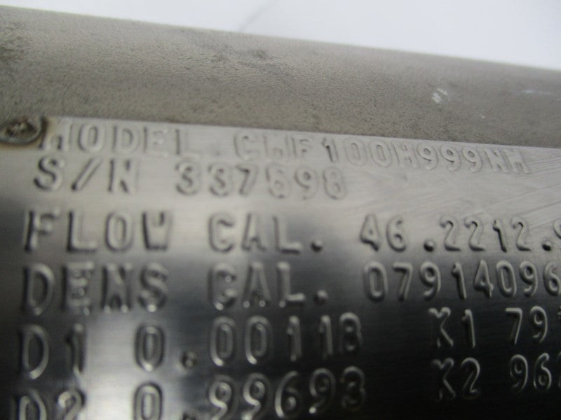 MICROMOTION CMF100H999NM * USED *