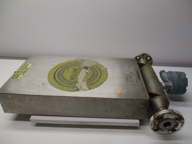 MICROMOTION DS100S128SU MASS FLOW SENSOR (AS PICTURED) * USED *