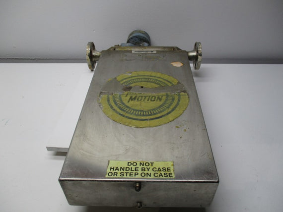 MICROMOTION DS100S128SU MASS FLOW SENSOR (AS PICTURED) * USED *