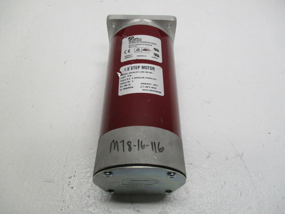PACIFIC SCIENTIFIC E34HLHT-LNK-NS-00 STEPPER MOTOR 5.2 A 1500 RPM * USED *