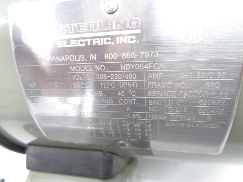 STERLING ELECTRIC NBY054FCA NSNP