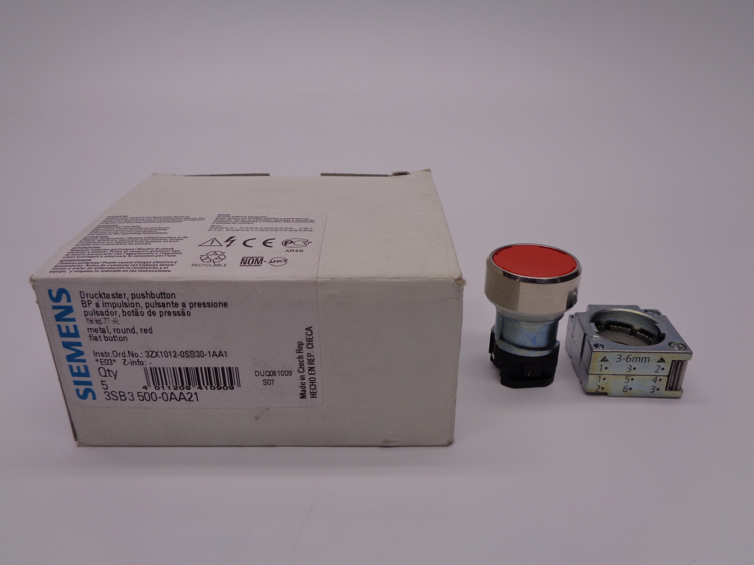 SIEMENS 3SB3500-0AA21 NSMP