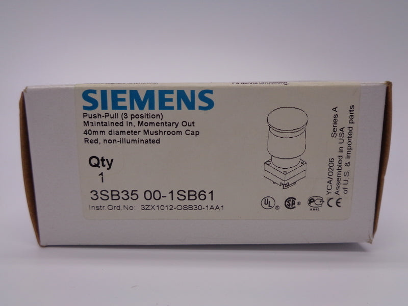 SIEMENS 3SB3500-1SB61 NSMP