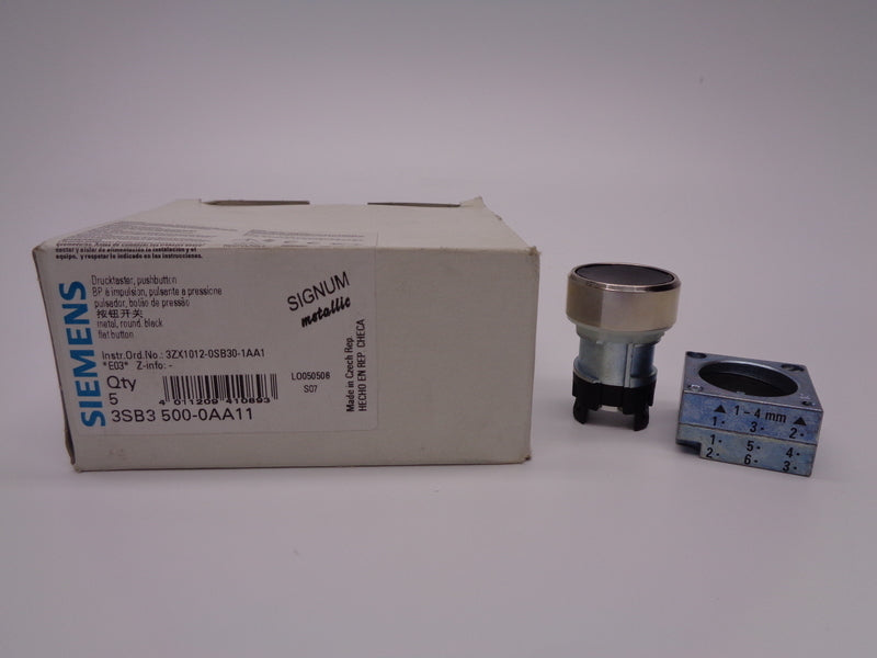 SIEMENS 3SB3500-0AA11 (PKG OF 5) NSMP