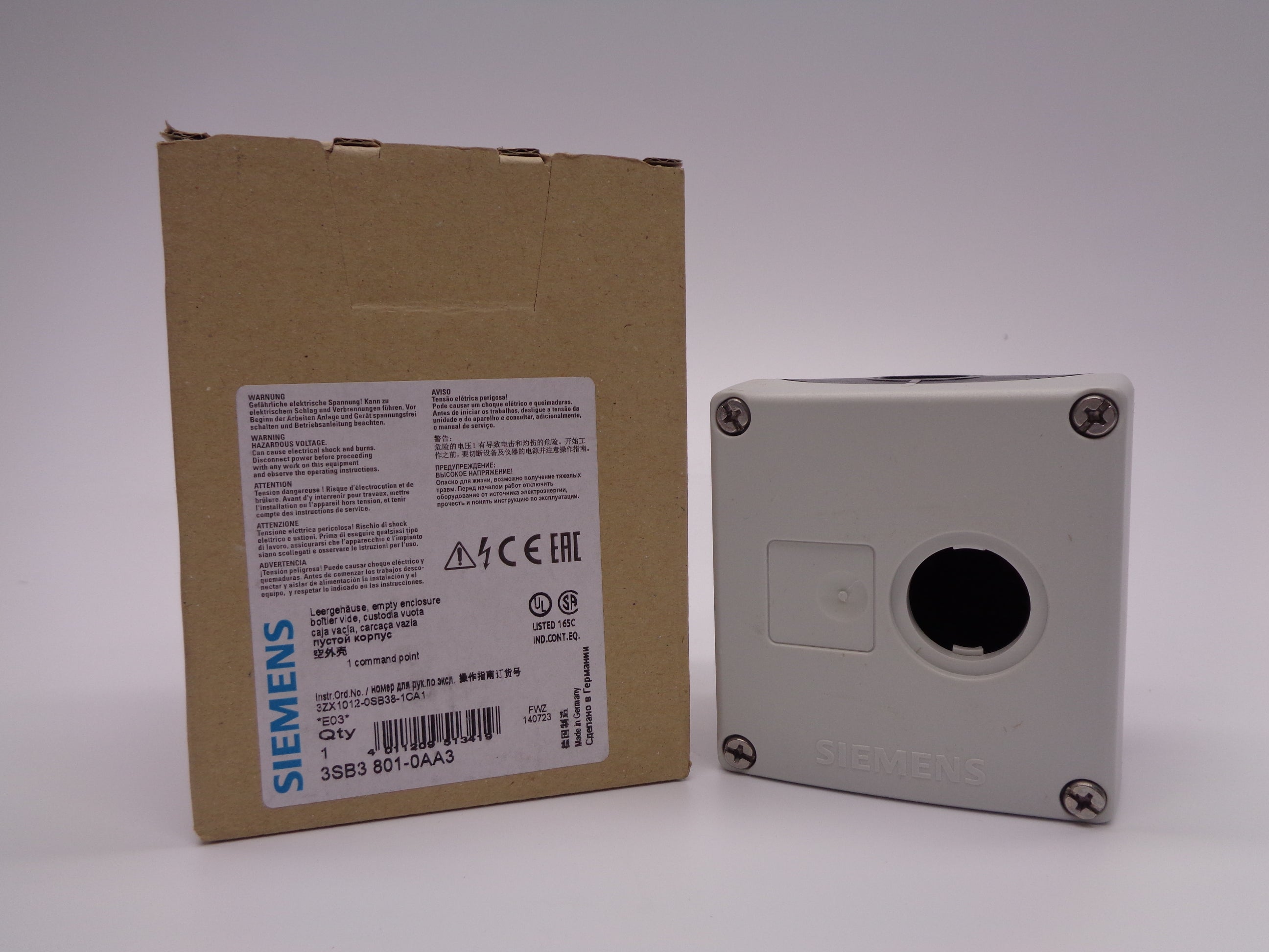 SIEMENS 3SB3801-0AA3 (AS PICTURED) NSMP