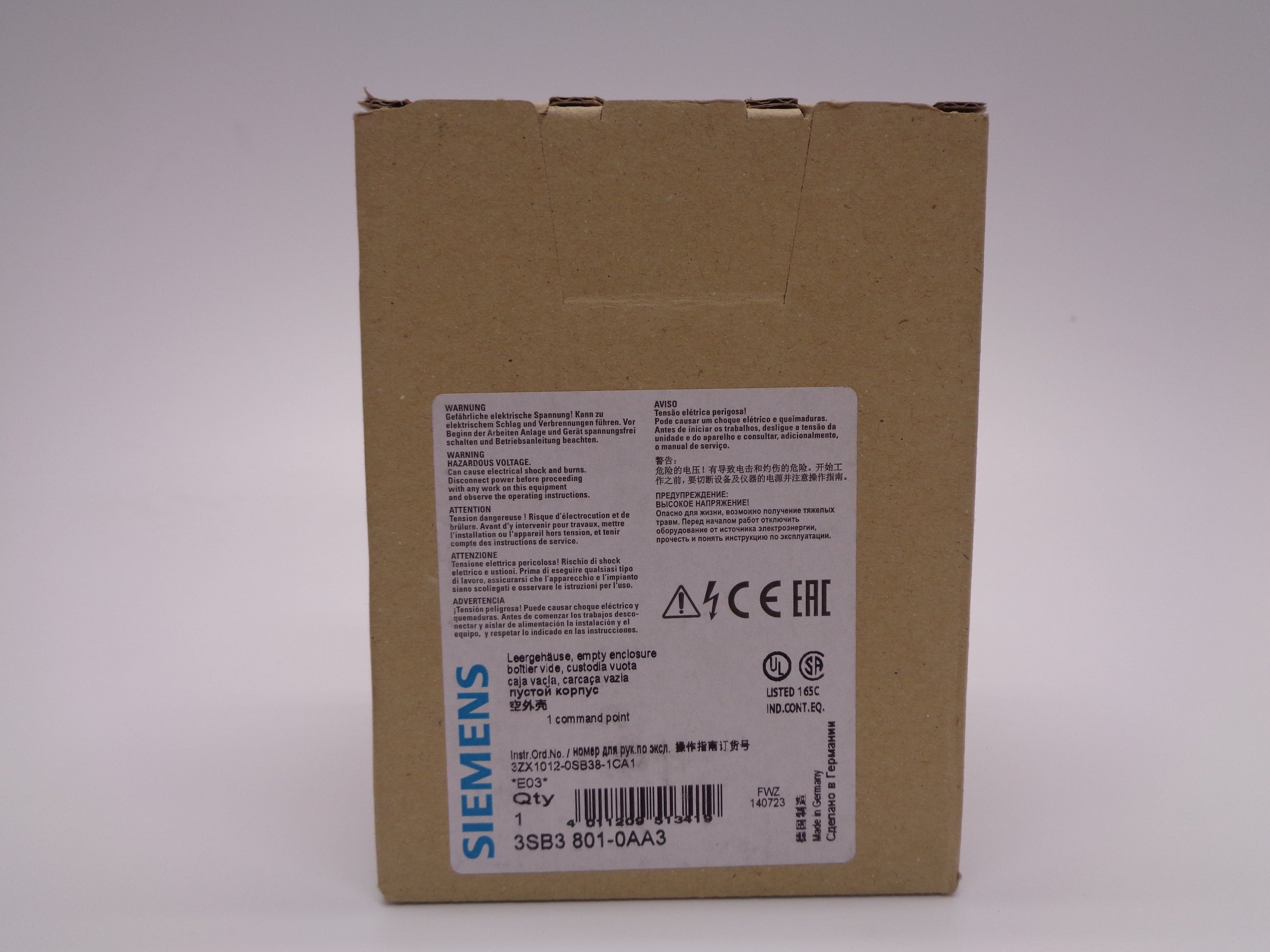 SIEMENS 3SB3801-0AA3 (AS PICTURED) NSMP