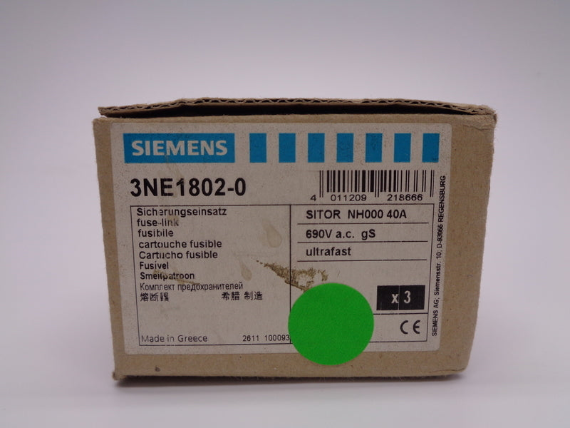 SIEMENS 3NE1802-0 NSMP