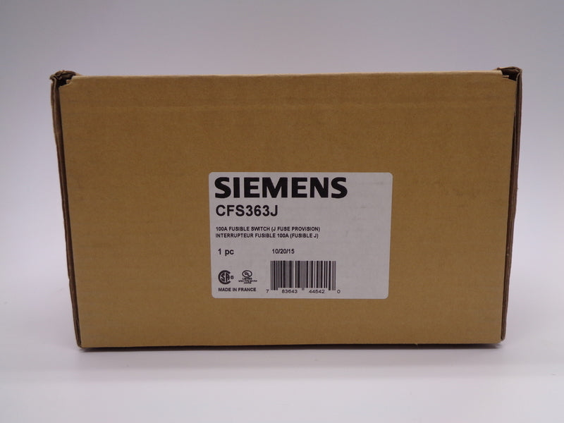 SIEMENS CFS363J NSMP
