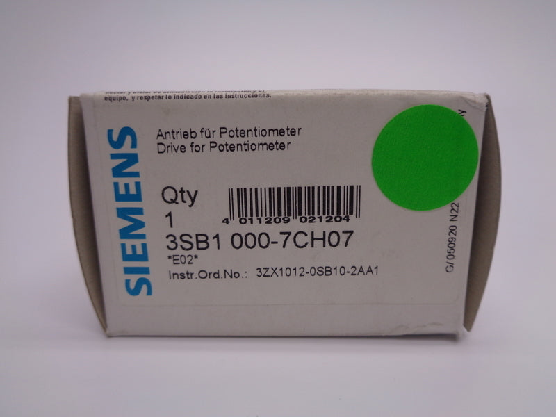 SIEMENS 3SB1000-7CH07 NSMP