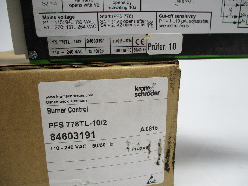 KROM SCHRODER PFS778TL-10/2 84603191 NSMP