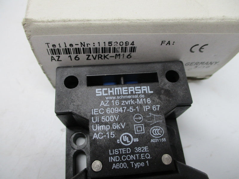 SCHMERSAL AZ16ZVRK-M16 NSMP