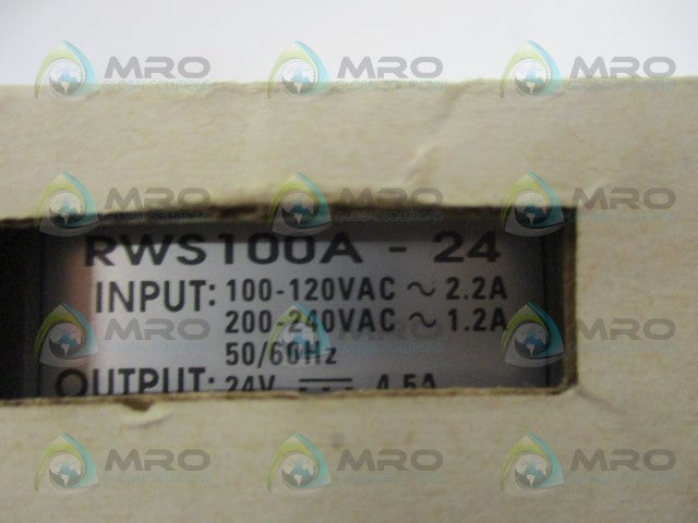 NEMIC-LAMBDA RWS100A-24 POWER SUPPLY *NEW IN BOX*