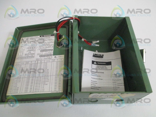 LINCOLN 84501 LUBRICATION SYSTEM CONTROL (ENCLOSURE ONLY) *USED*