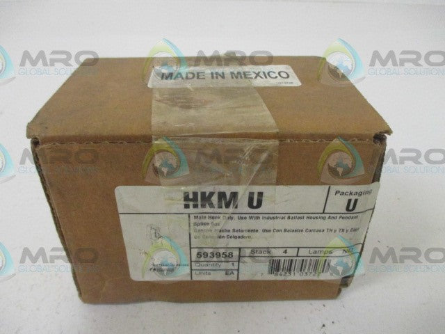 LITHONIA LIGHTING HKMU 593958 MALE HOOK *NEW IN BOX*