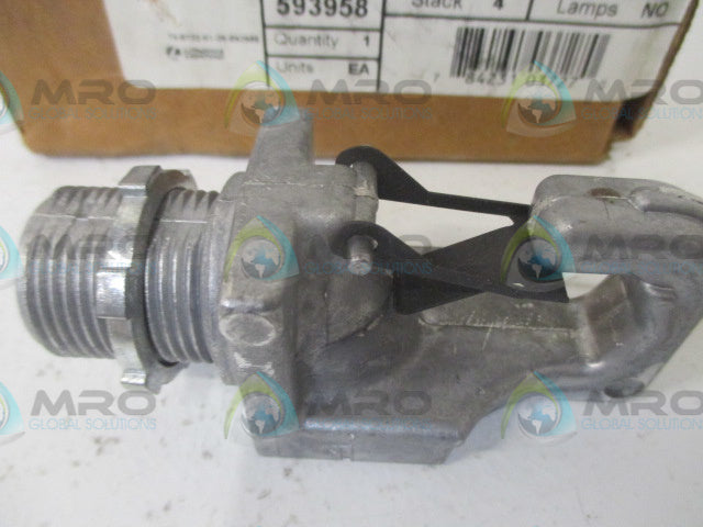LITHONIA LIGHTING HKMU 593958 MALE HOOK *NEW IN BOX*