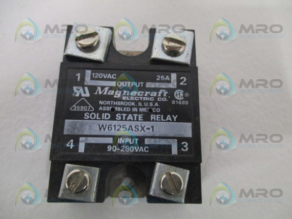 MAGNECRAFT W6125ASX-1 SOLID STATE RELAY *USED*