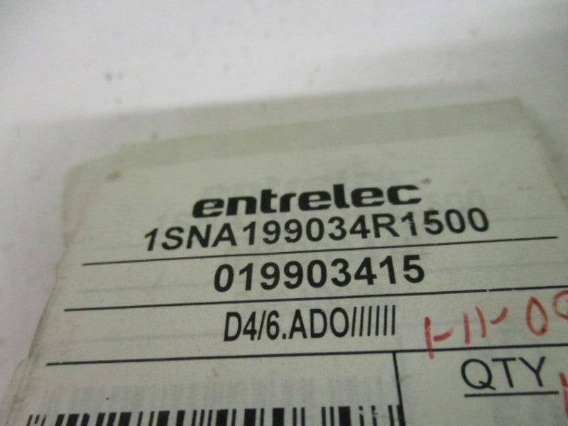 ENTRELEC 1SNA199034R1500 D4/6.ADO TERMINAL BLOCK *NEW NO BOX*