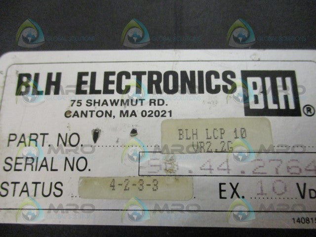 BLH LCP10 WEIGHT PROCESSOR *USED*